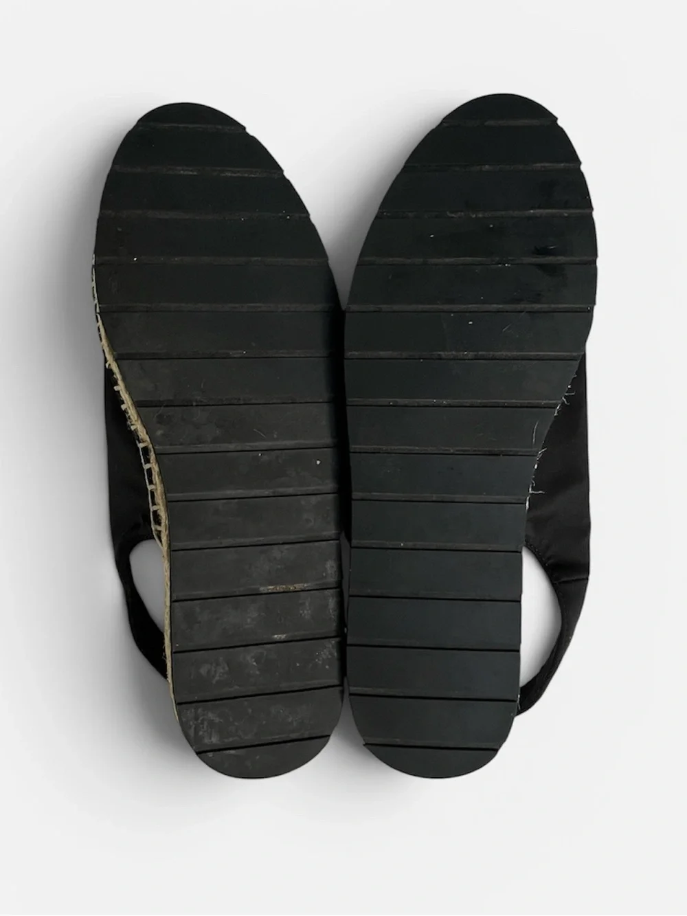 Kenneth Cole Reaction “Clemont” Black Slingback Espadrille Sandals - Size 8